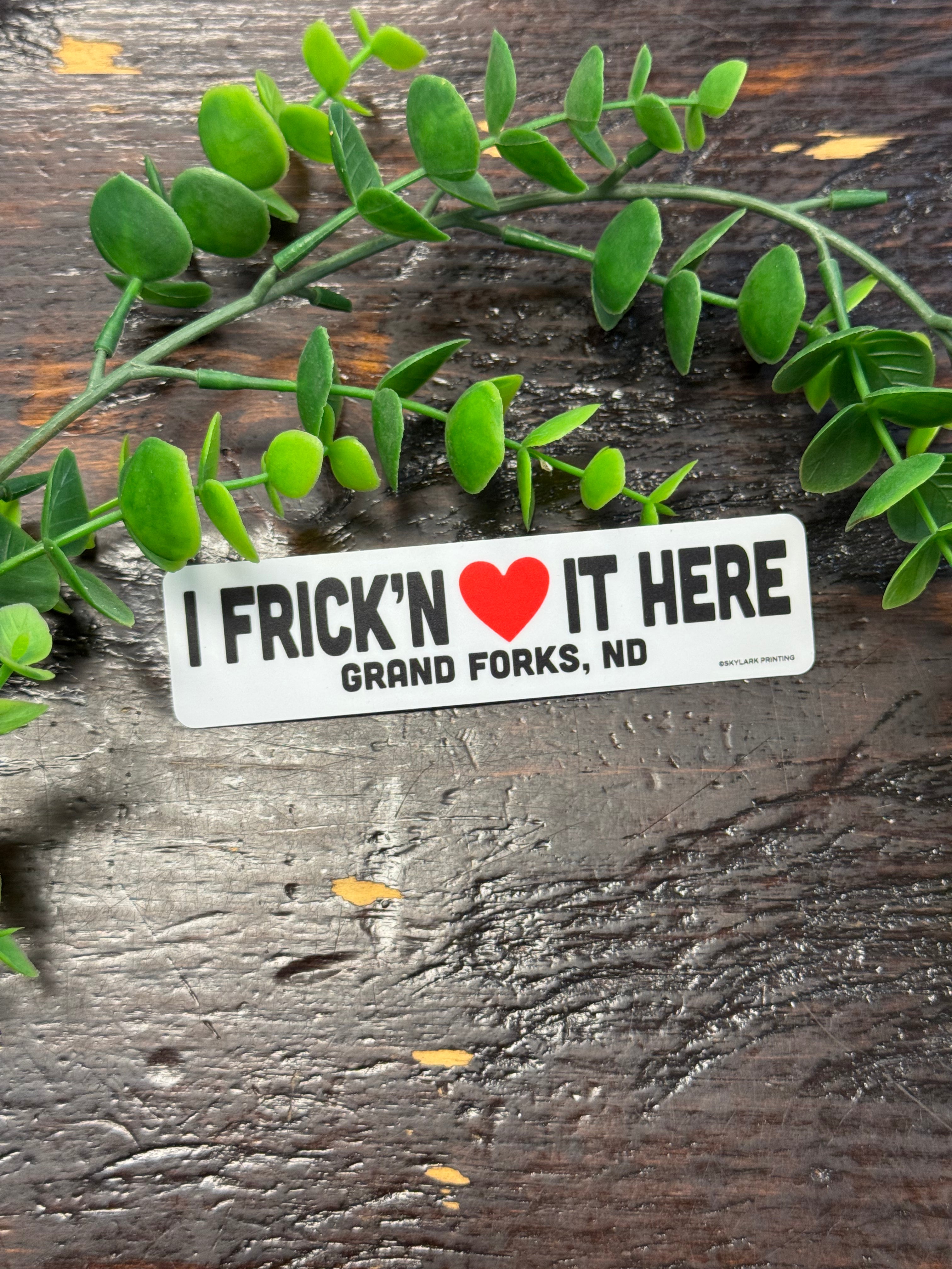 Frick'n Love GF Sticker-Stickers-faire-The Silo Boutique, Women's Fashion Boutique Located in Warren and Grand Forks North Dakota
