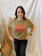 Merry Christmas Leopard Tee-Final Sale-Graphic Tees-Summer Tees-The Silo Boutique, Women's Fashion Boutique Located in Warren and Grand Forks North Dakota