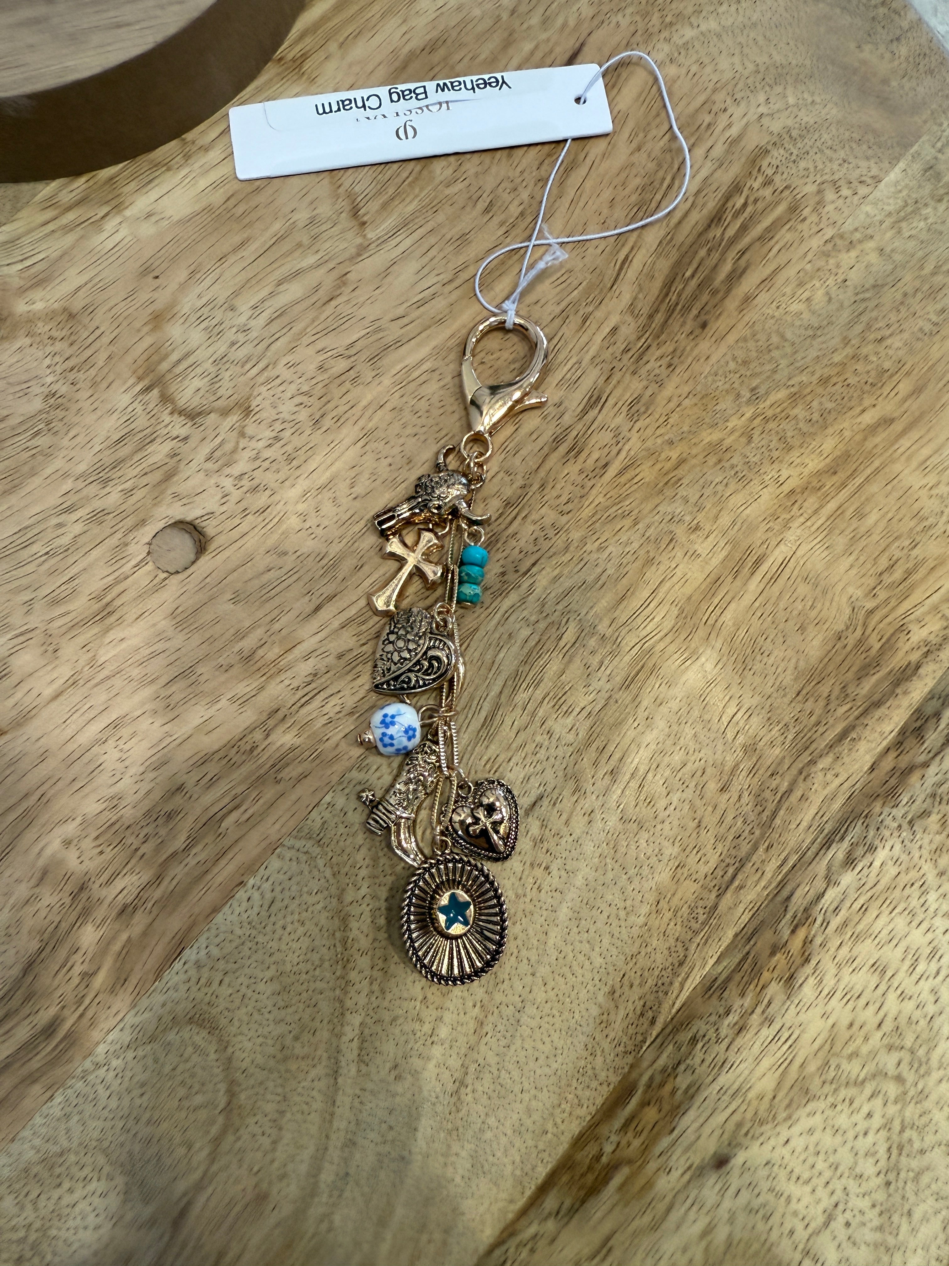 Yeehaw Bag Charm-Keychains-joss-The Silo Boutique, Women's Fashion Boutique Located in Warren and Grand Forks North Dakota