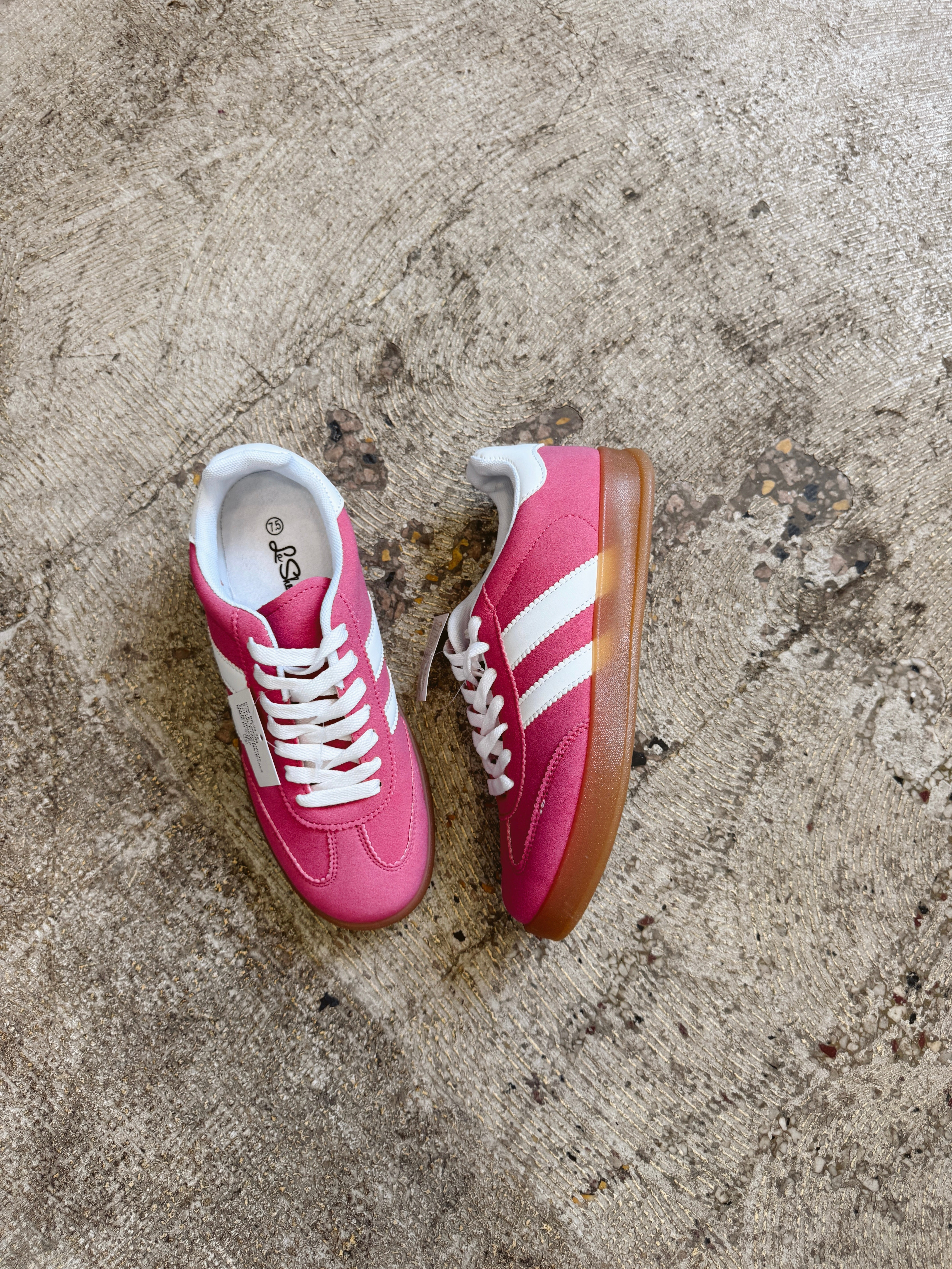 Pink Deer Sneakers-Final Sale-Sneakers-Forever Link-The Silo Boutique, Women's Fashion Boutique Located in Warren and Grand Forks North Dakota