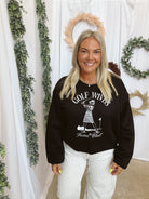 Black Golf Wives Social Club Sweatshirt-Sweatshirts-oat-The Silo Boutique, Women's Fashion Boutique Located in Warren and Grand Forks North Dakota
