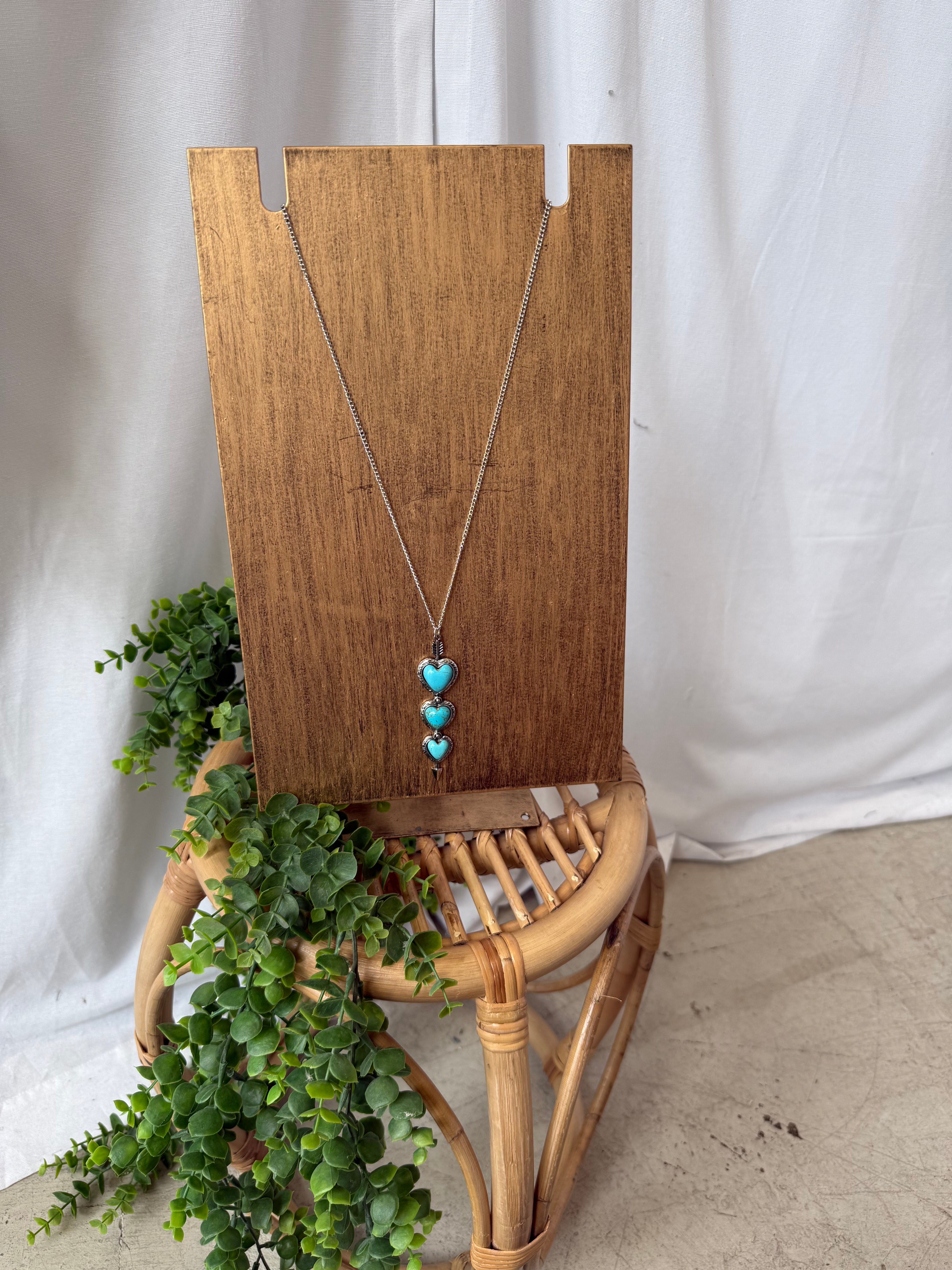 Heart Arrow Necklace-Necklaces-faire-The Silo Boutique, Women's Fashion Boutique Located in Warren and Grand Forks North Dakota