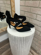 Soda Neal Black Heel Shoe-Final Sale-Final Sale-Heels-soda-The Silo Boutique, Women's Fashion Boutique Located in Warren and Grand Forks North Dakota