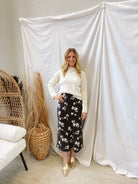 Pocket Detail Sweater-Cream-Sweaters-blu pepper-The Silo Boutique, Women's Fashion Boutique Located in Warren and Grand Forks North Dakota