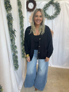 Callie Knit Cardigan-Black-Cardigans-hyfve-The Silo Boutique, Women's Fashion Boutique Located in Warren and Grand Forks North Dakota