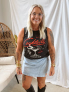 But First Cocktails Tank-Black-Tank Tops-heart and luv-The Silo Boutique, Women's Fashion Boutique Located in Warren and Grand Forks North Dakota