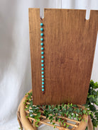 Round Turquoise Bead Trucker Hat Chain-Hats-p&d-The Silo Boutique, Women's Fashion Boutique Located in Warren and Grand Forks North Dakota
