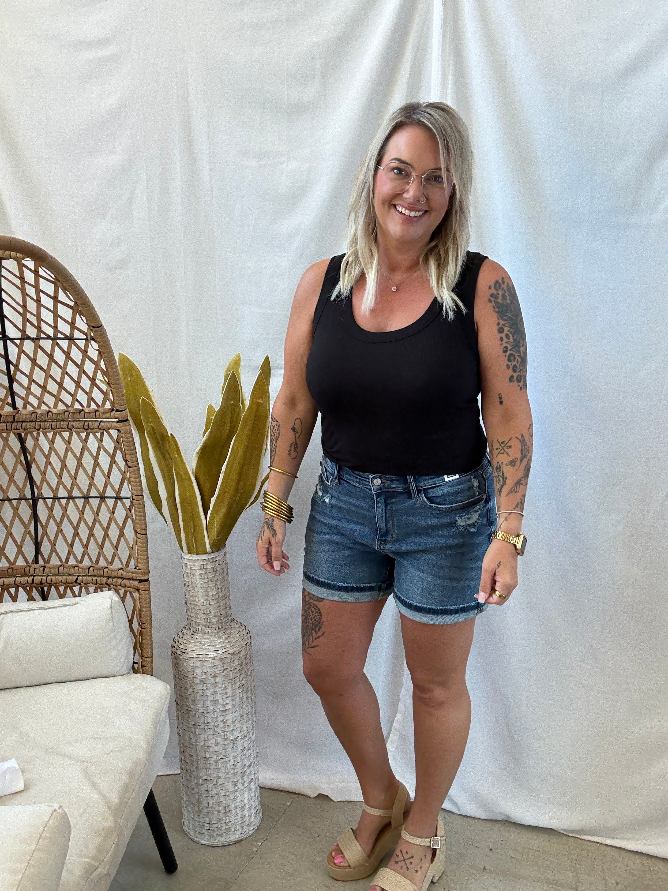 Zen Ribbed Tank Top-Tank Tops-Zenana-The Silo Boutique, Women's Fashion Boutique Located in Warren and Grand Forks North Dakota