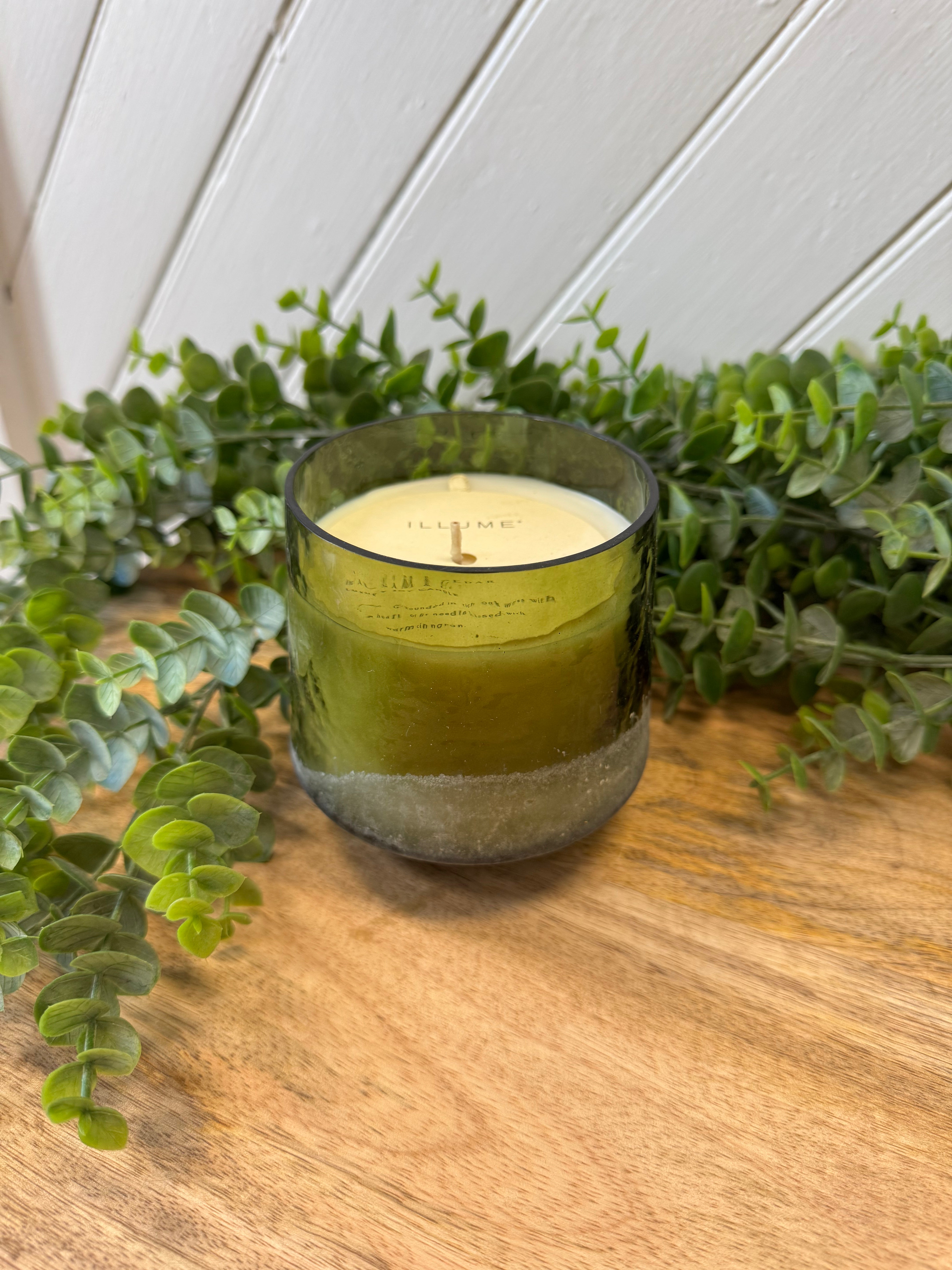 Illume Baltic and Cedar Baltic Glass Candle-Candles-Illume-The Silo Boutique, Women's Fashion Boutique Located in Warren and Grand Forks North Dakota