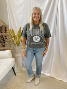 Charcoal Minnesota Tee-Graphic Tees-218-The Silo Boutique, Women's Fashion Boutique Located in Warren and Grand Forks North Dakota