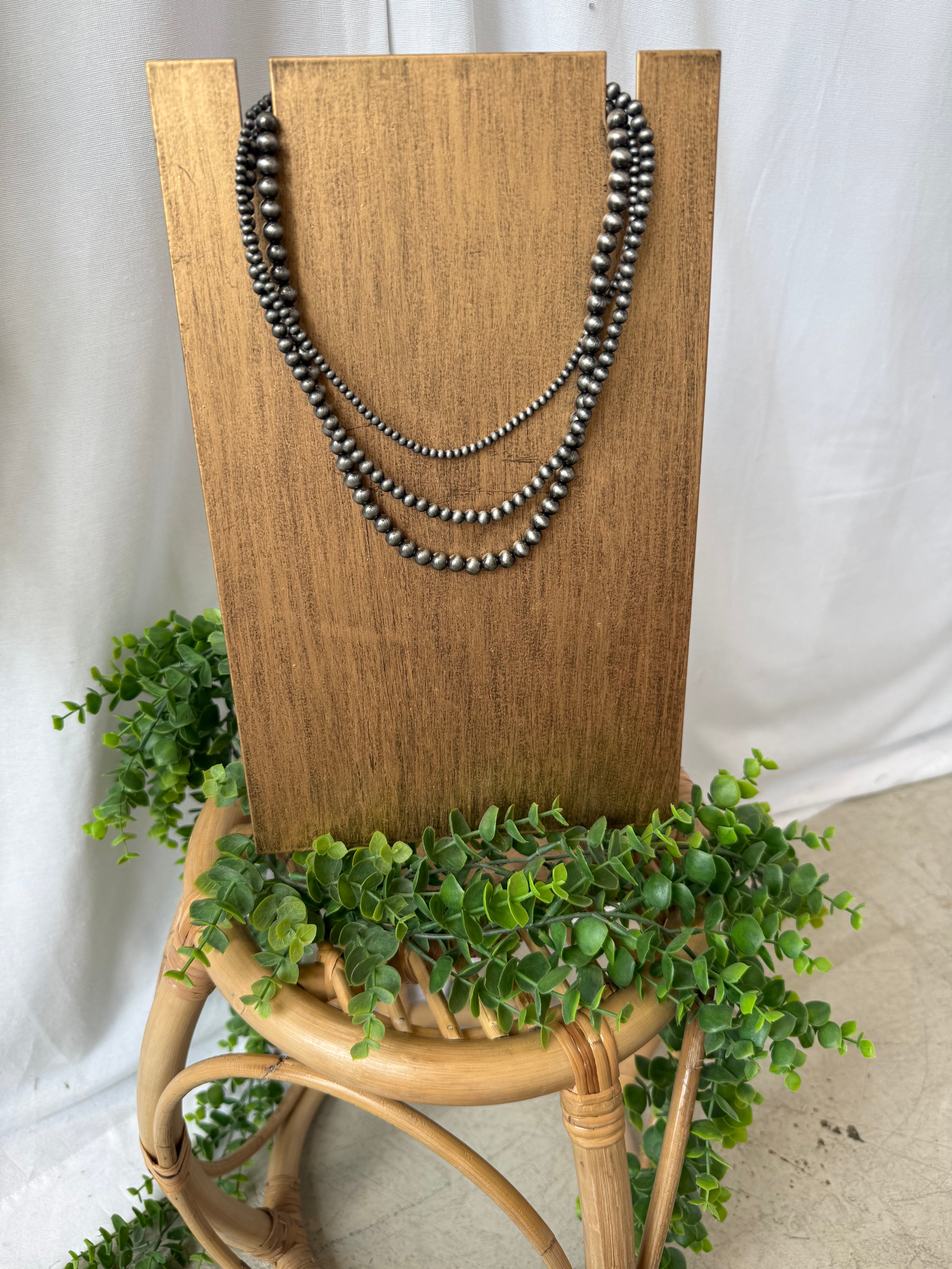 Huckleberry Layered Necklace-Necklaces-faire-The Silo Boutique, Women's Fashion Boutique Located in Warren and Grand Forks North Dakota
