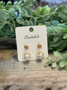 Double Set Earrings-Earrings-2unic-The Silo Boutique, Women's Fashion Boutique Located in Warren and Grand Forks North Dakota