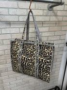 Cheetah Quilted Bag-Purses-faire-The Silo Boutique, Women's Fashion Boutique Located in Warren and Grand Forks North Dakota