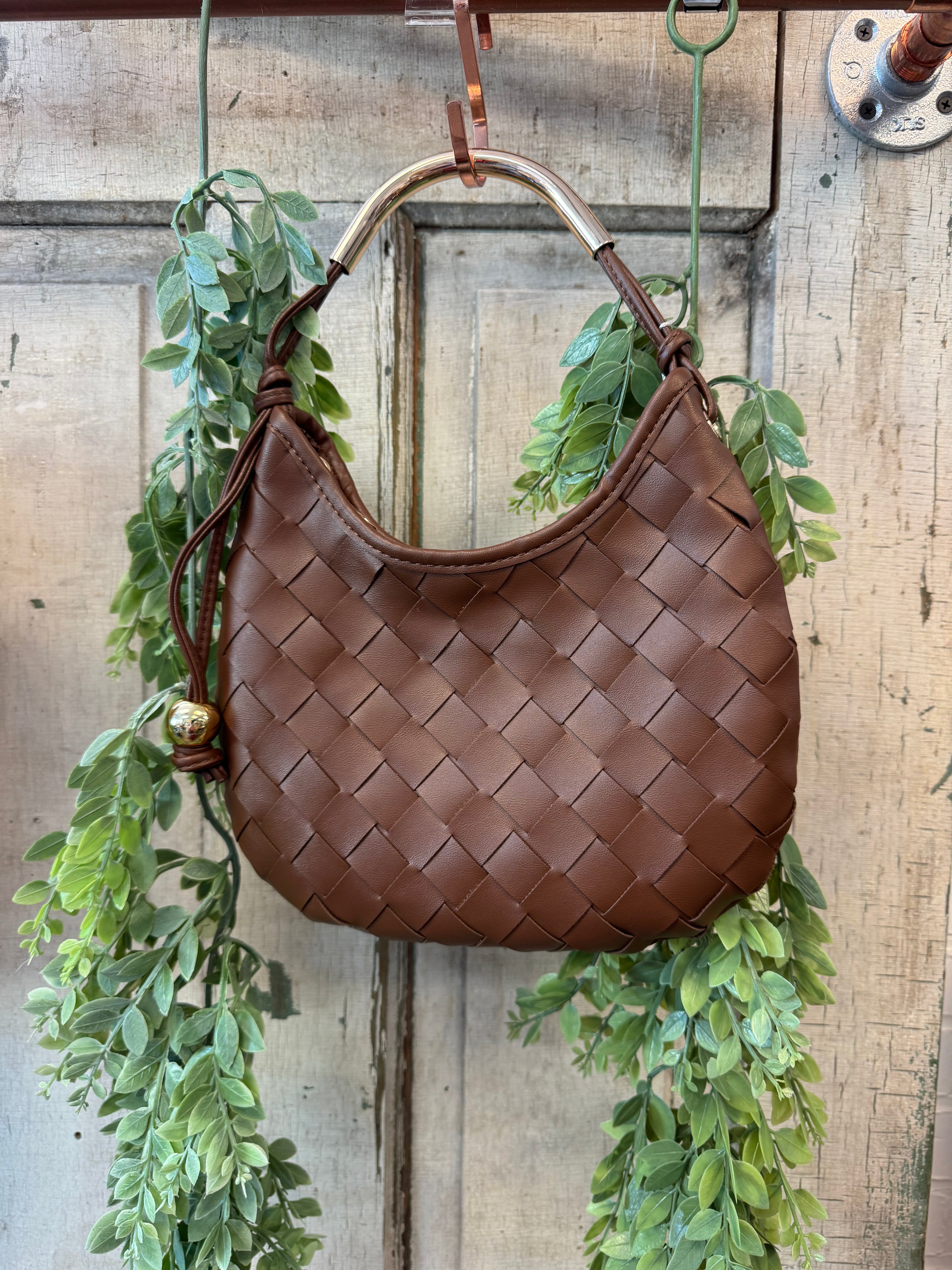 Moda Luxe Lucia Hobo Purse-Chocolate-Crossbody Purses-moda-The Silo Boutique, Women's Fashion Boutique Located in Warren and Grand Forks North Dakota