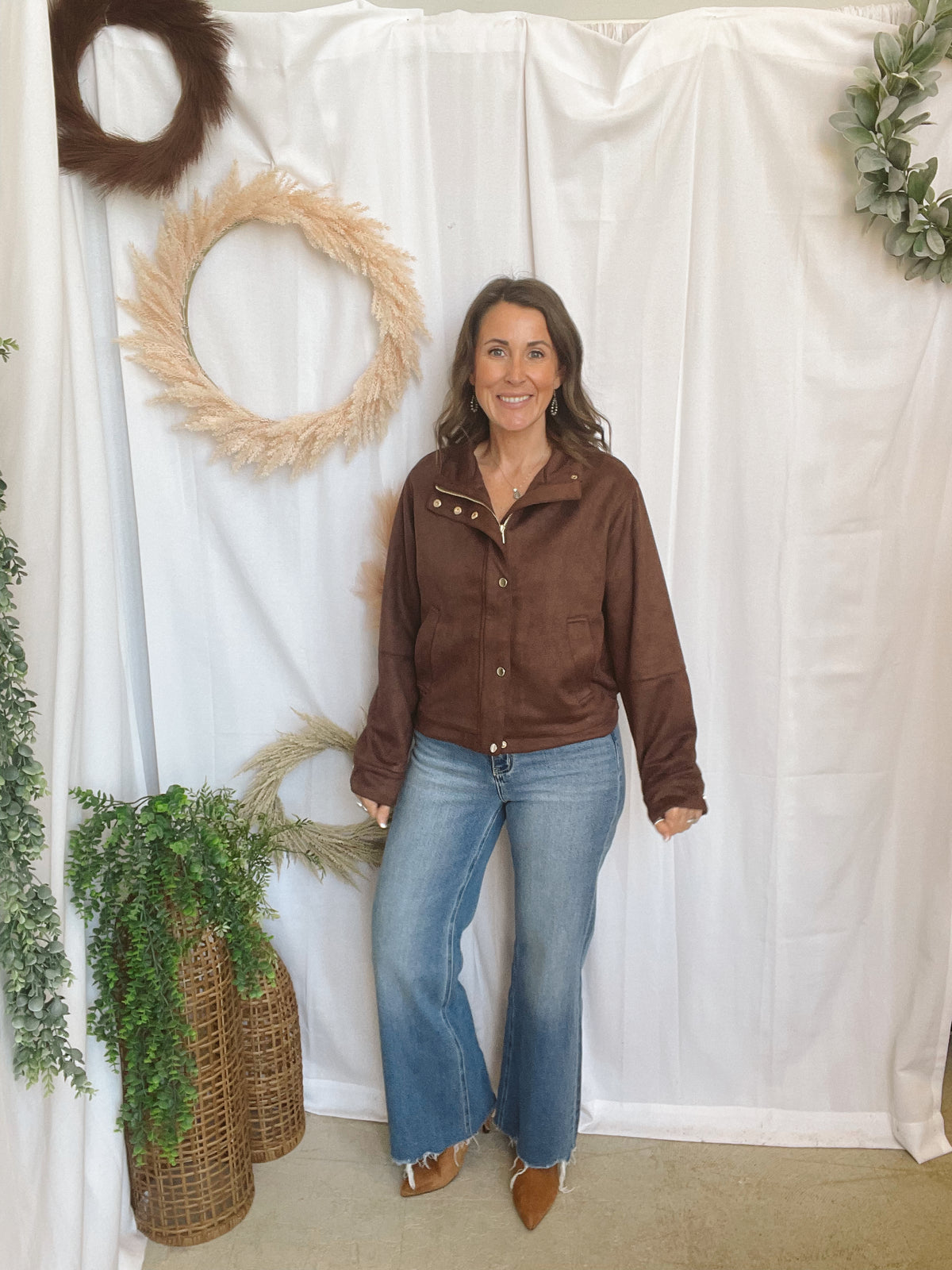 City Chic Jacket-Brown-Coats & Jackets-be cool-The Silo Boutique, Women's Fashion Boutique Located in Warren and Grand Forks North Dakota