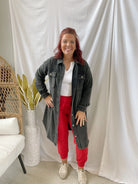 True Red Soft Jogger Pants-Final Sale-joggers-rae mode-The Silo Boutique, Women's Fashion Boutique Located in Warren and Grand Forks North Dakota