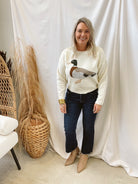 Mallard Duck Sweater-Sweaters-dreamers-The Silo Boutique, Women's Fashion Boutique Located in Warren and Grand Forks North Dakota