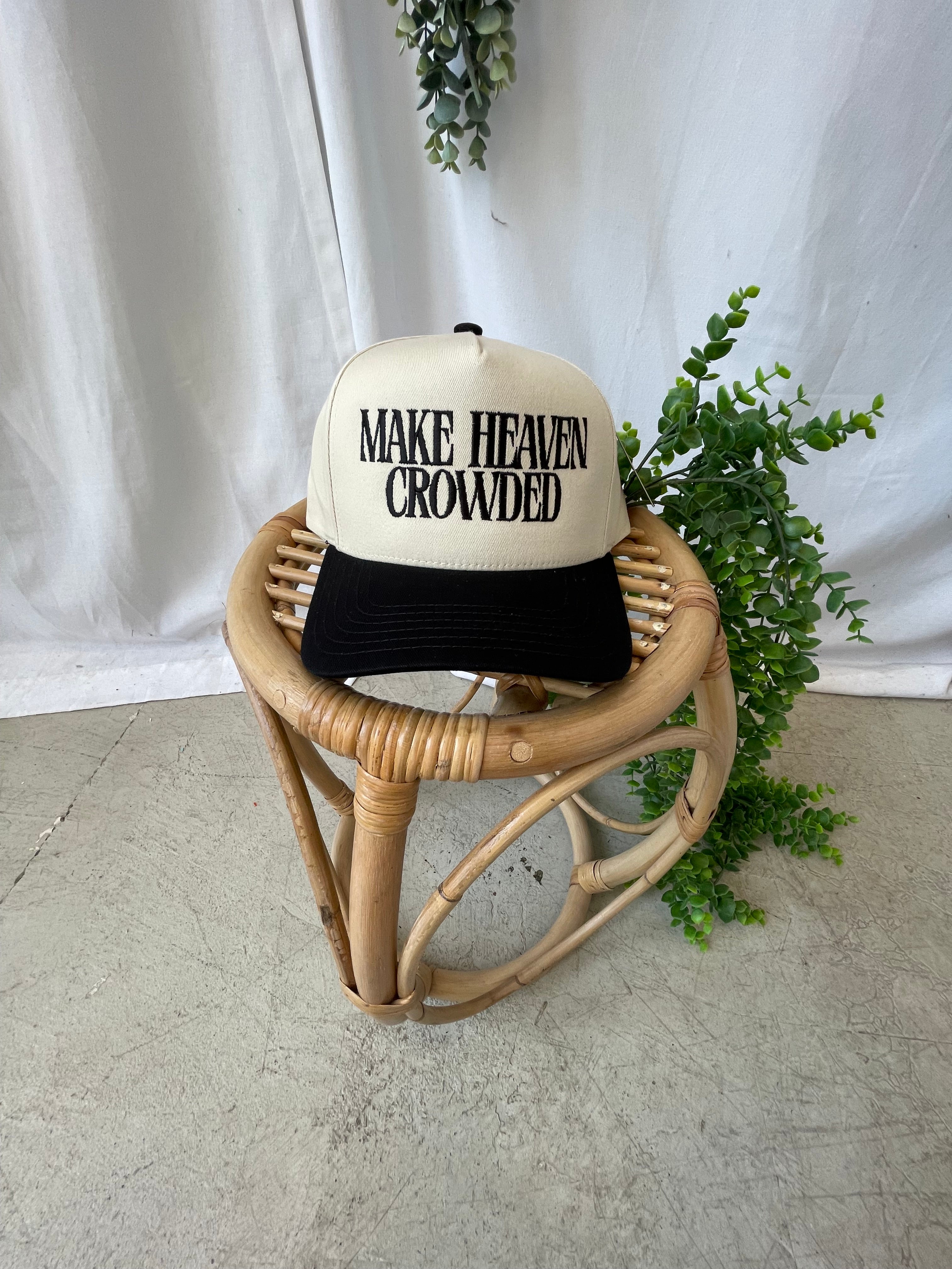 Make Heaven Crowded Cap-Black-Hats-faire-The Silo Boutique, Women's Fashion Boutique Located in Warren and Grand Forks North Dakota