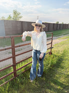 Boho Cream Top-Final Sale-Long Sleeve Tops-listicle-The Silo Boutique, Women's Fashion Boutique Located in Warren and Grand Forks North Dakota