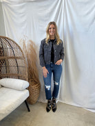 Tencil Blend Jacket-Charcoal-Coats & Jackets-be cool-The Silo Boutique, Women's Fashion Boutique Located in Warren and Grand Forks North Dakota