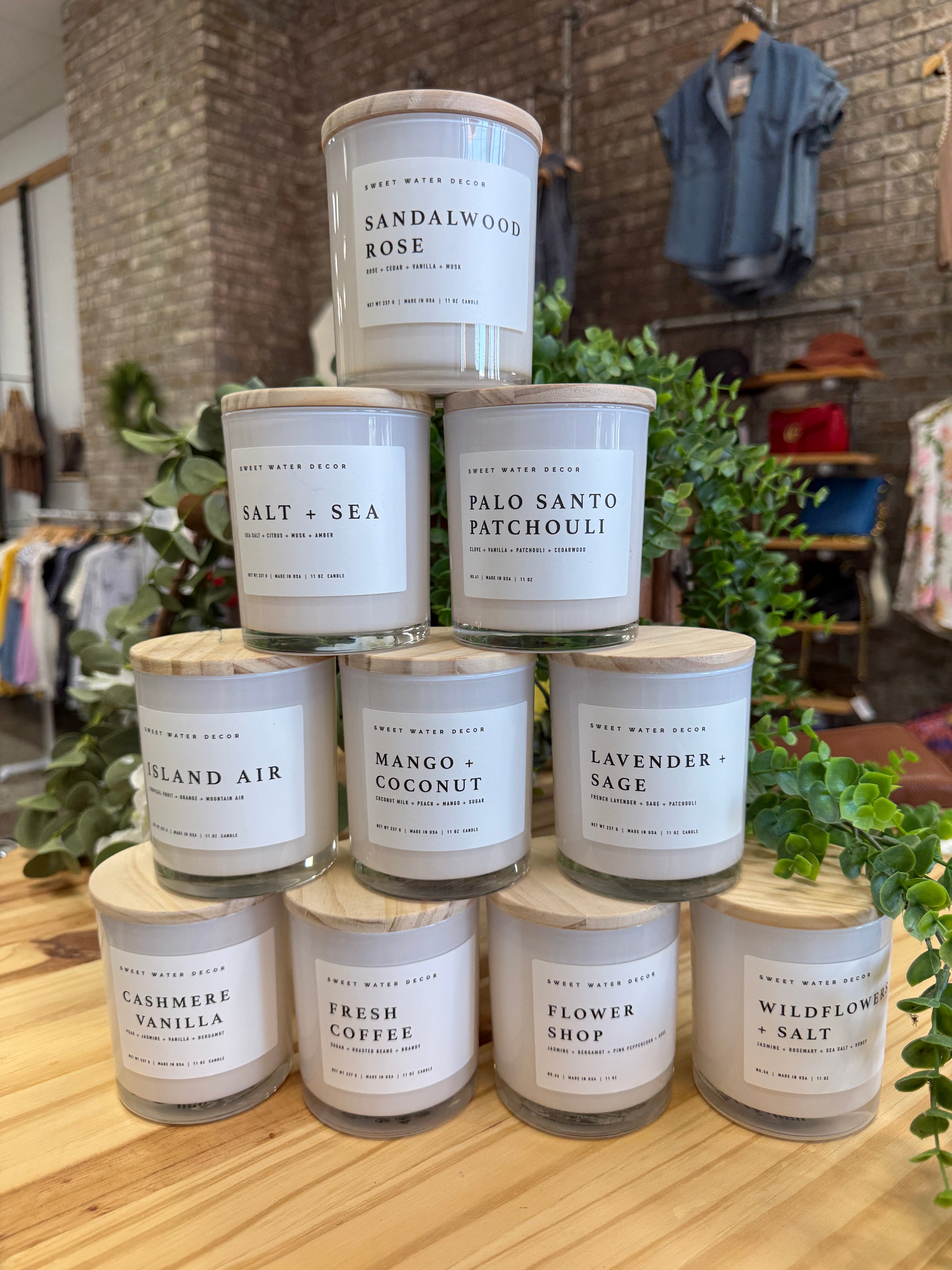 Sweet Water 11 oz Soy Candle-Candles-sweet water decor-The Silo Boutique, Women's Fashion Boutique Located in Warren and Grand Forks North Dakota