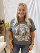 American Rodeo Graphic Tee-Graphic Tees-lotus-The Silo Boutique, Women's Fashion Boutique Located in Warren and Grand Forks North Dakota