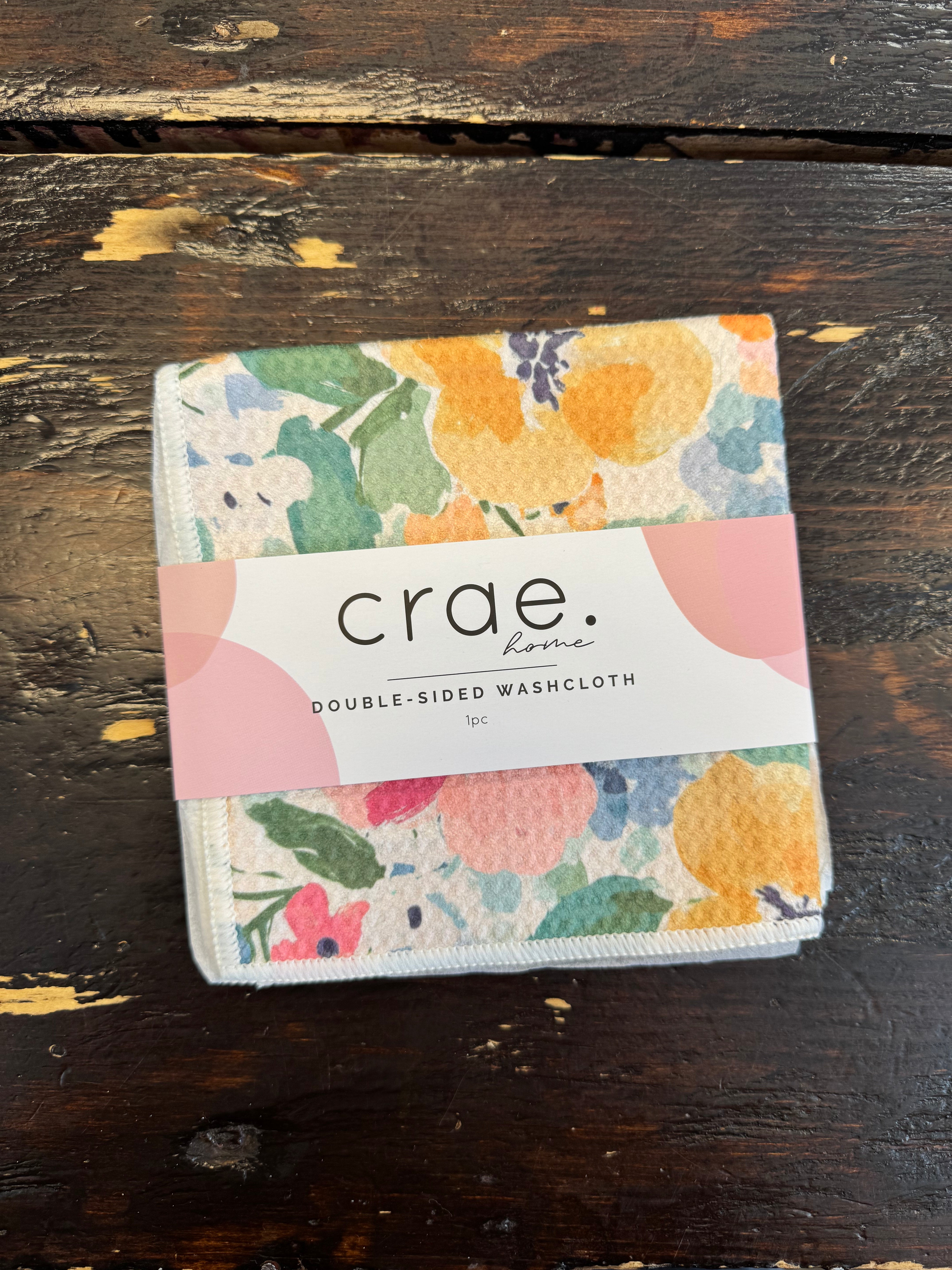 Crae Fresh Cut Florals Washcloth-Tea Towels-crae-The Silo Boutique, Women's Fashion Boutique Located in Warren and Grand Forks North Dakota