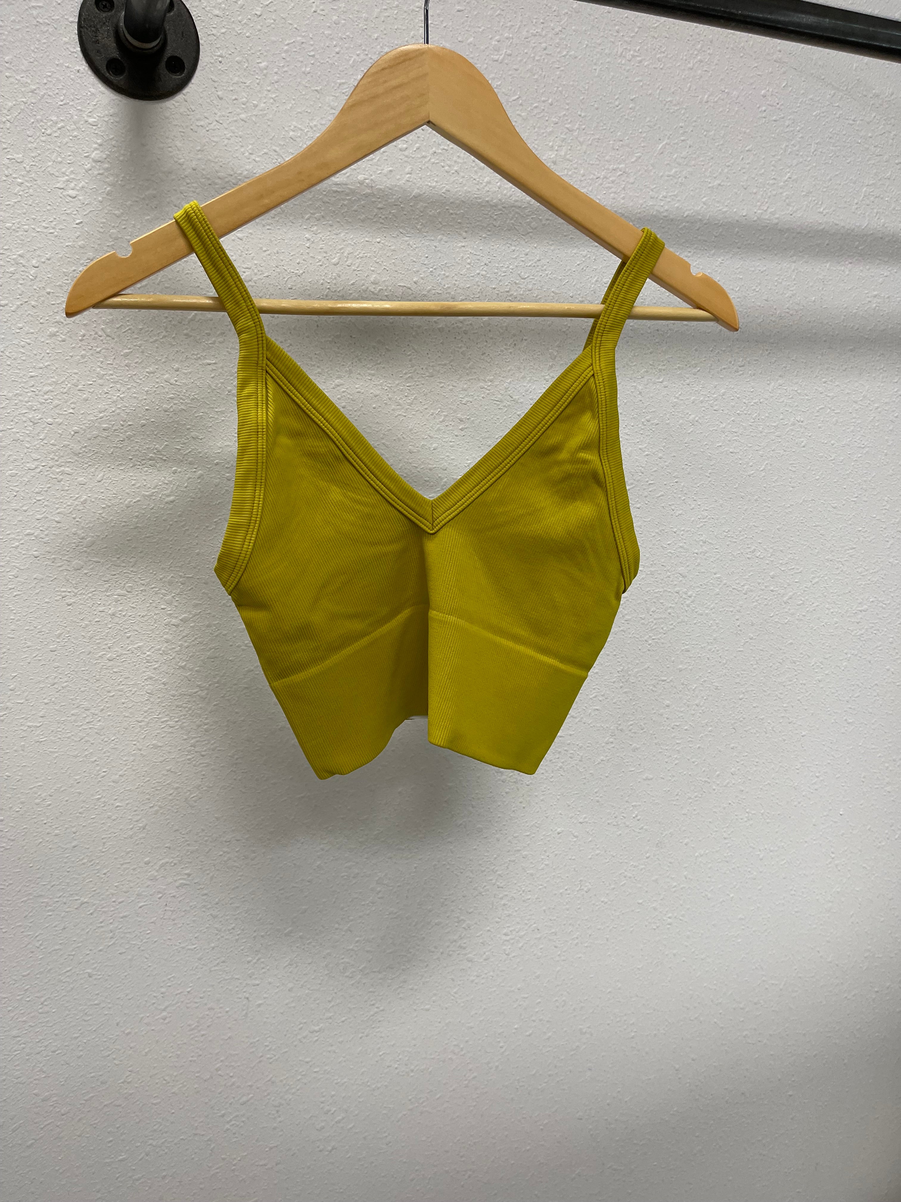 NikiBiki Ribbed V-Neck Bra Top-Bralettes-nikibiki-The Silo Boutique, Women's Fashion Boutique Located in Warren and Grand Forks North Dakota