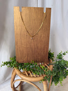 Jules Stone Necklace Pendant-Necklaces-faire-The Silo Boutique, Women's Fashion Boutique Located in Warren and Grand Forks North Dakota