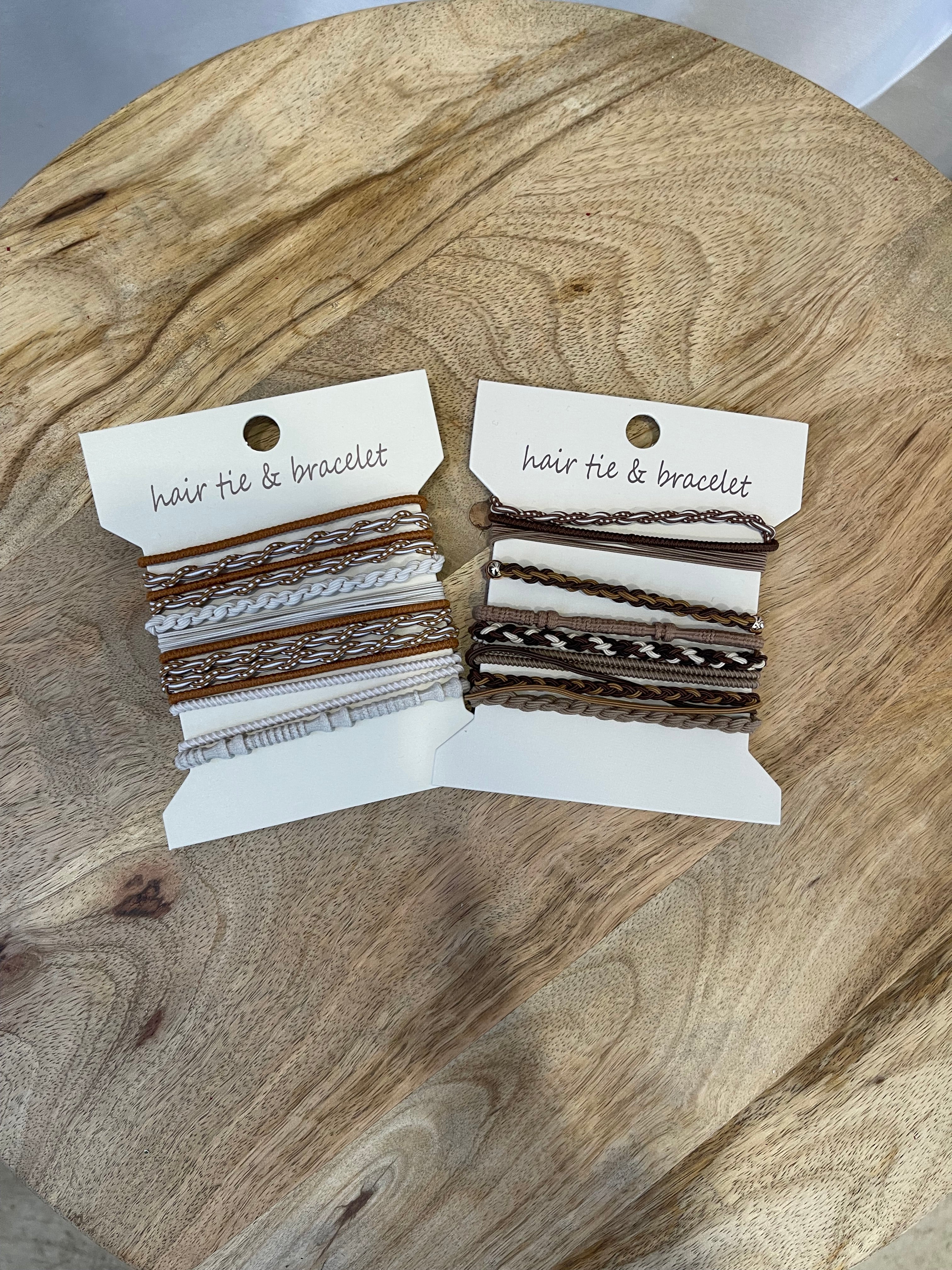 Lynn Hair Ties Bracelet-Bracelets-joss-The Silo Boutique, Women's Fashion Boutique Located in Warren and Grand Forks North Dakota