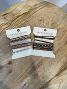 Lynn Hair Ties Bracelet-Bracelets-joss-The Silo Boutique, Women's Fashion Boutique Located in Warren and Grand Forks North Dakota