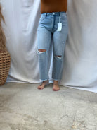 Flying Monkey Flexible Straight Jeans-Jeans-flying monkey-The Silo Boutique, Women's Fashion Boutique Located in Warren and Grand Forks North Dakota