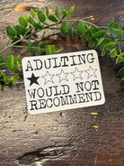 Adulting Star Sticker-Stickers-faire-The Silo Boutique, Women's Fashion Boutique Located in Warren and Grand Forks North Dakota