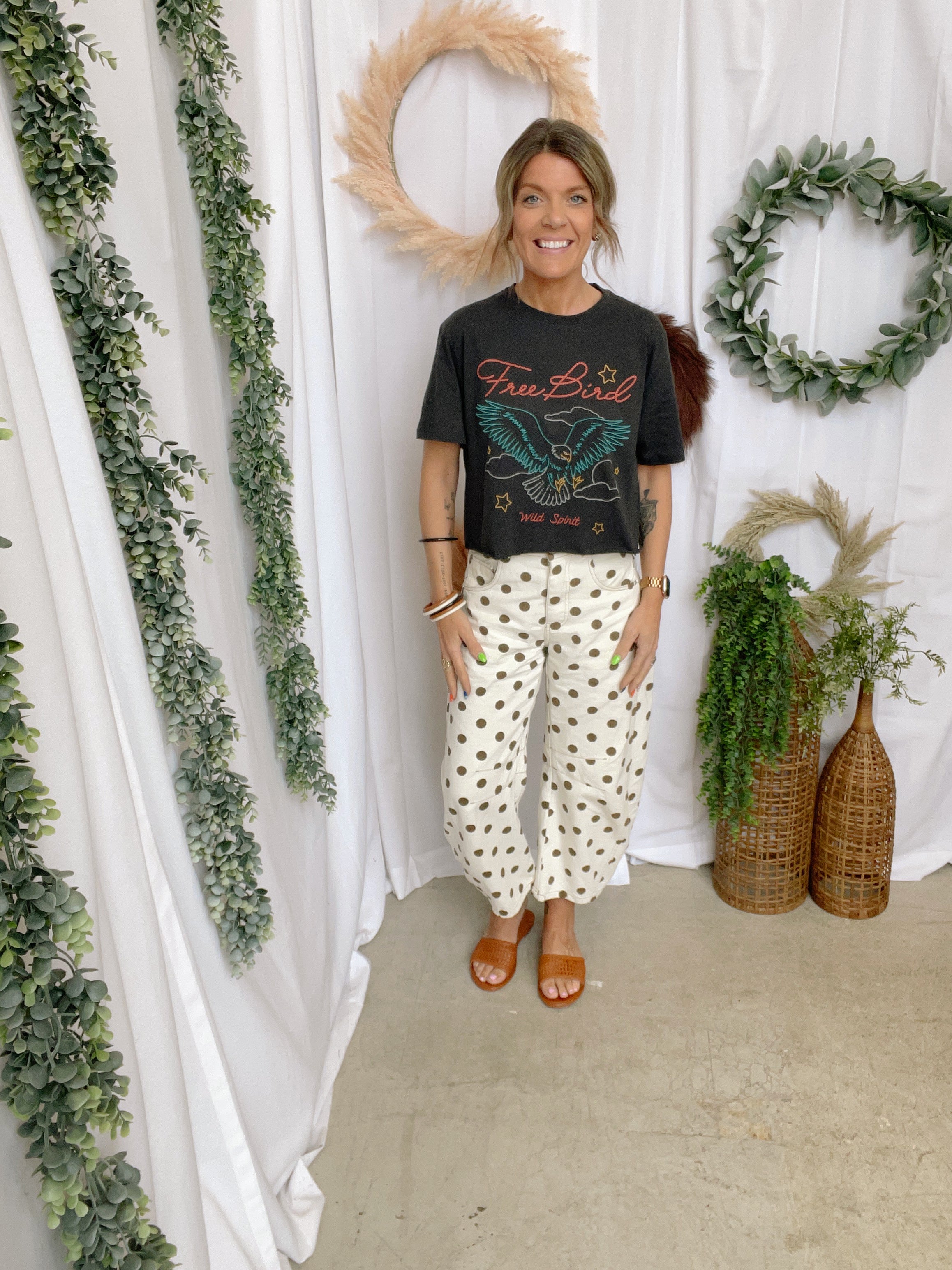 Puff Black Free Bird Tee-Graphic Tees-zutter-The Silo Boutique, Women's Fashion Boutique Located in Warren and Grand Forks North Dakota