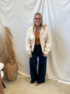 So Soft Oversized Hoodie Sweater-Oatmeal-Sweaters-staccato-The Silo Boutique, Women's Fashion Boutique Located in Warren and Grand Forks North Dakota