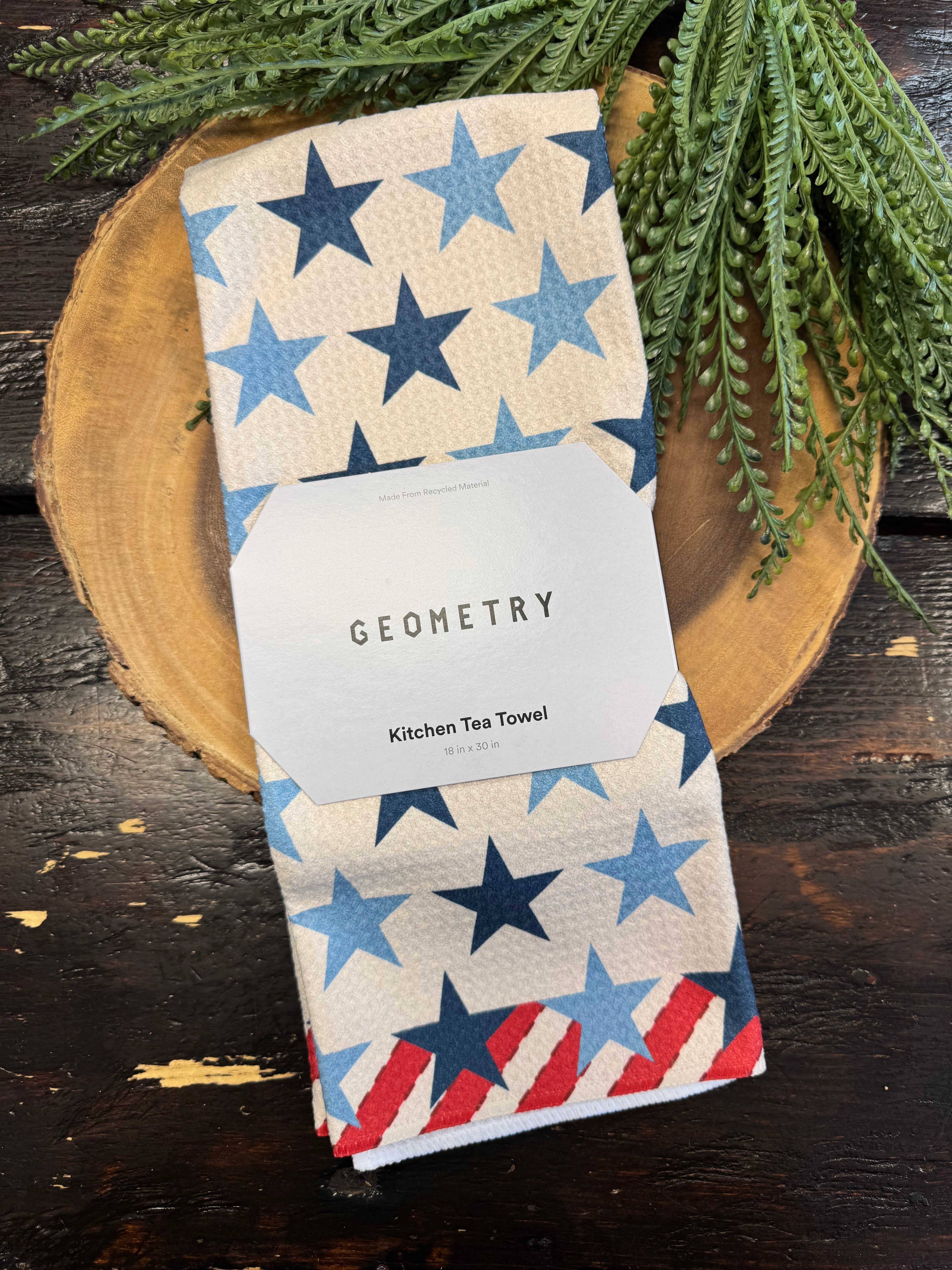 Geometry Tea Towel-dish cloth-geometry-The Silo Boutique, Women's Fashion Boutique Located in Warren and Grand Forks North Dakota