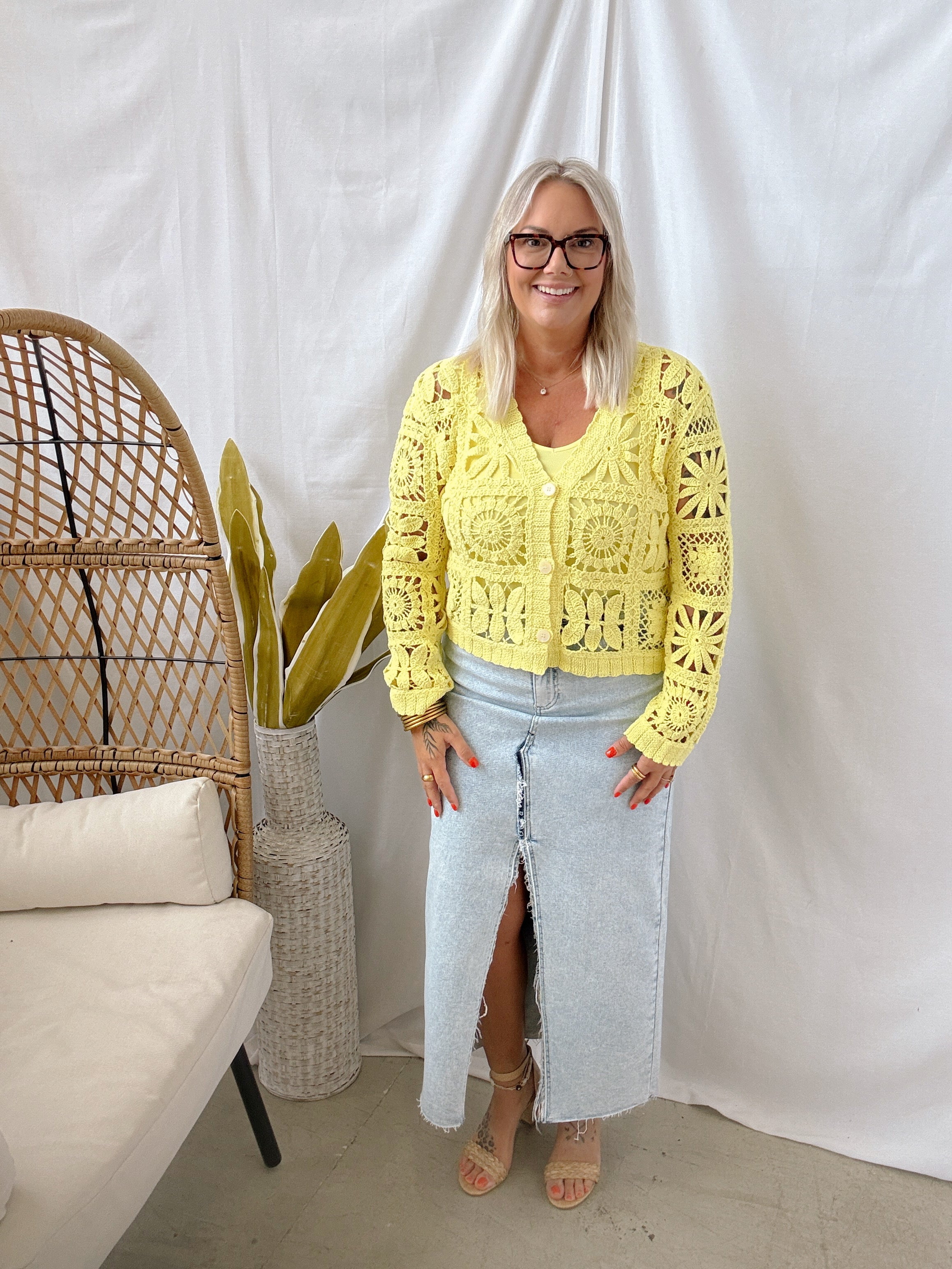 Risen Acid Wash Skirt-Final Sale-Skirts-risen-The Silo Boutique, Women's Fashion Boutique Located in Warren and Grand Forks North Dakota