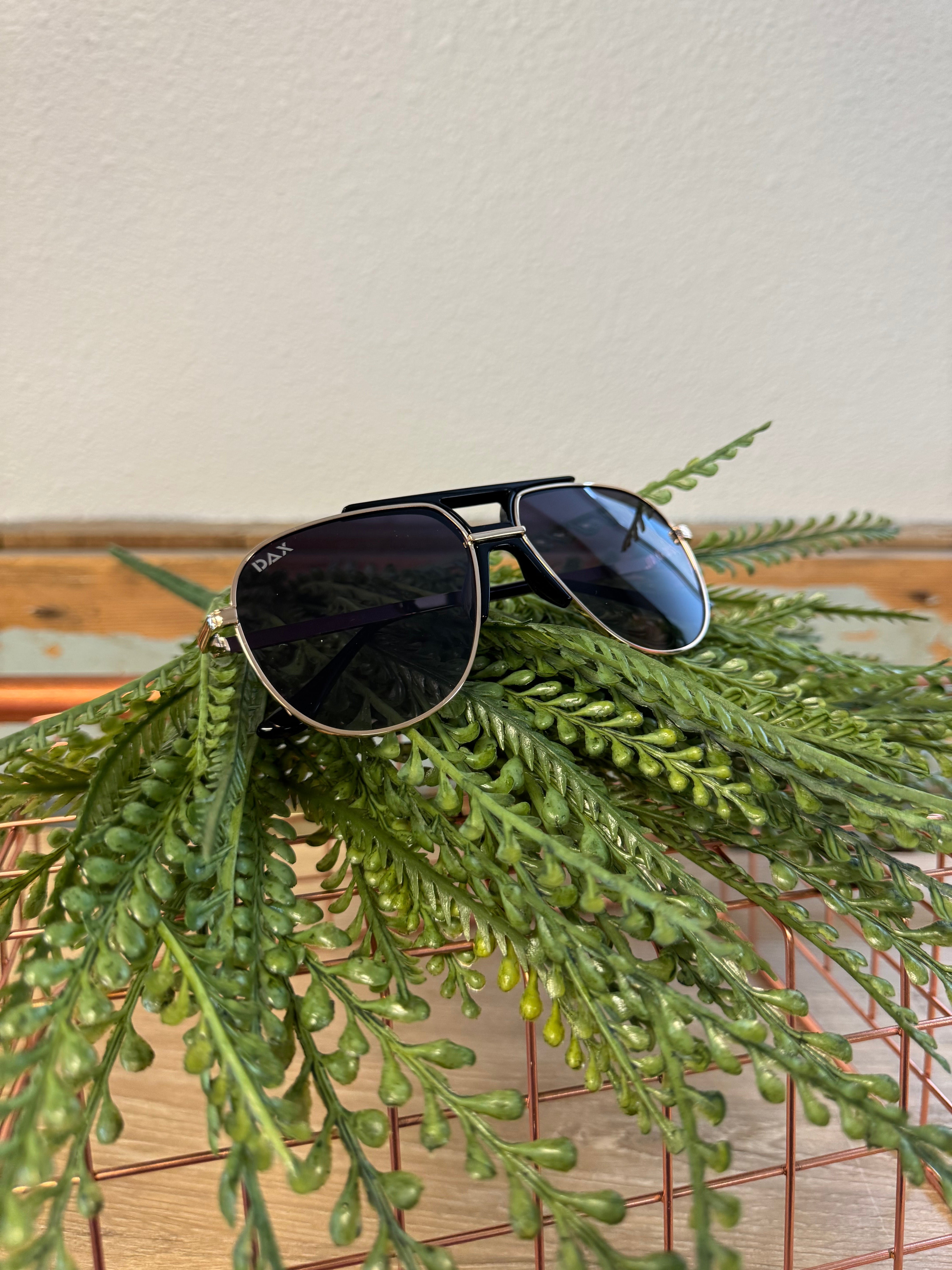 Dax Brooks Black Sunglasses-Sunglasses-dax-The Silo Boutique, Women's Fashion Boutique Located in Warren and Grand Forks North Dakota