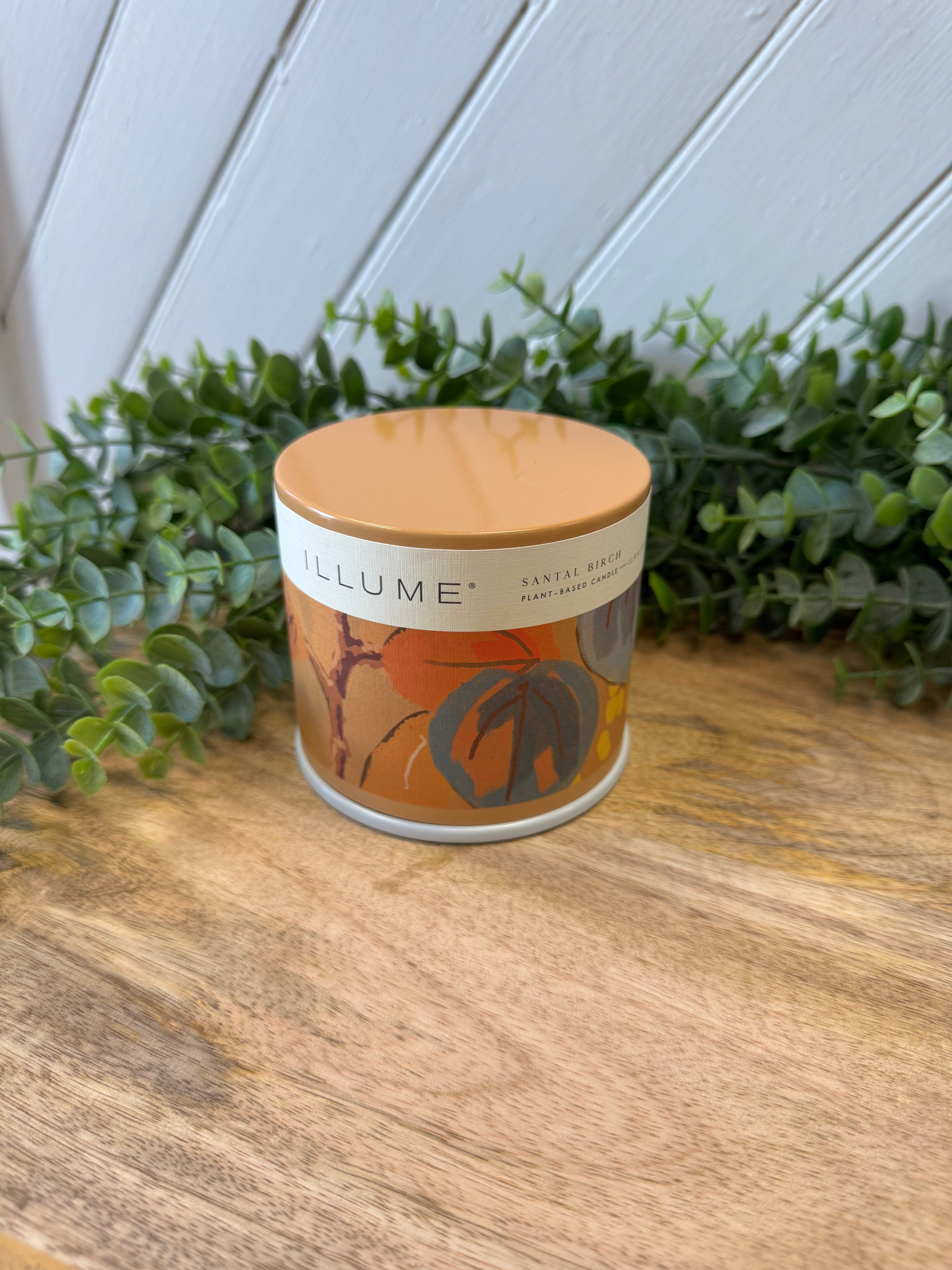 Illume Santal Birch Vanity Tin Candle-Candles-Illume-The Silo Boutique, Women's Fashion Boutique Located in Warren and Grand Forks North Dakota