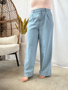 Denim Wide Leg Pants-Final Sale-Pants-gilli-The Silo Boutique, Women's Fashion Boutique Located in Warren and Grand Forks North Dakota