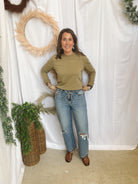 Hidden Ella Cropped Classic Straight Jeans-Jeans-Hidden-The Silo Boutique, Women's Fashion Boutique Located in Warren and Grand Forks North Dakota