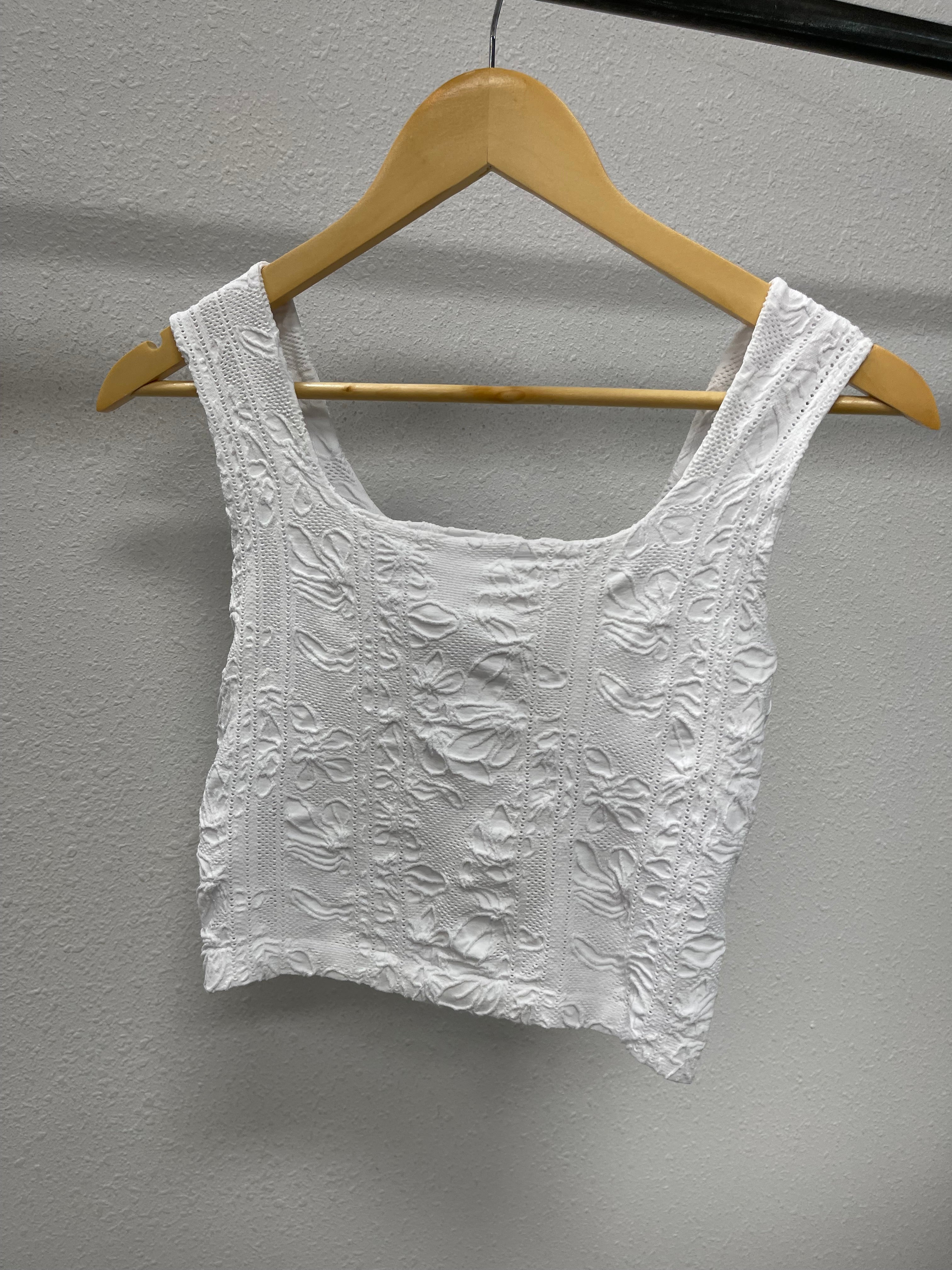 NikiBiki Double Lace Tank Top-Tank Tops-nikibiki-The Silo Boutique, Women's Fashion Boutique Located in Warren and Grand Forks North Dakota