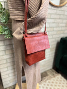 Joy Susan Jensy Front Flap Crossbody-Cinnamon-Purses-joy susan-The Silo Boutique, Women's Fashion Boutique Located in Warren and Grand Forks North Dakota
