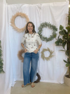 Mallard Duck Fitted Tee-Short Sleeve Tops-anniewear-The Silo Boutique, Women's Fashion Boutique Located in Warren and Grand Forks North Dakota
