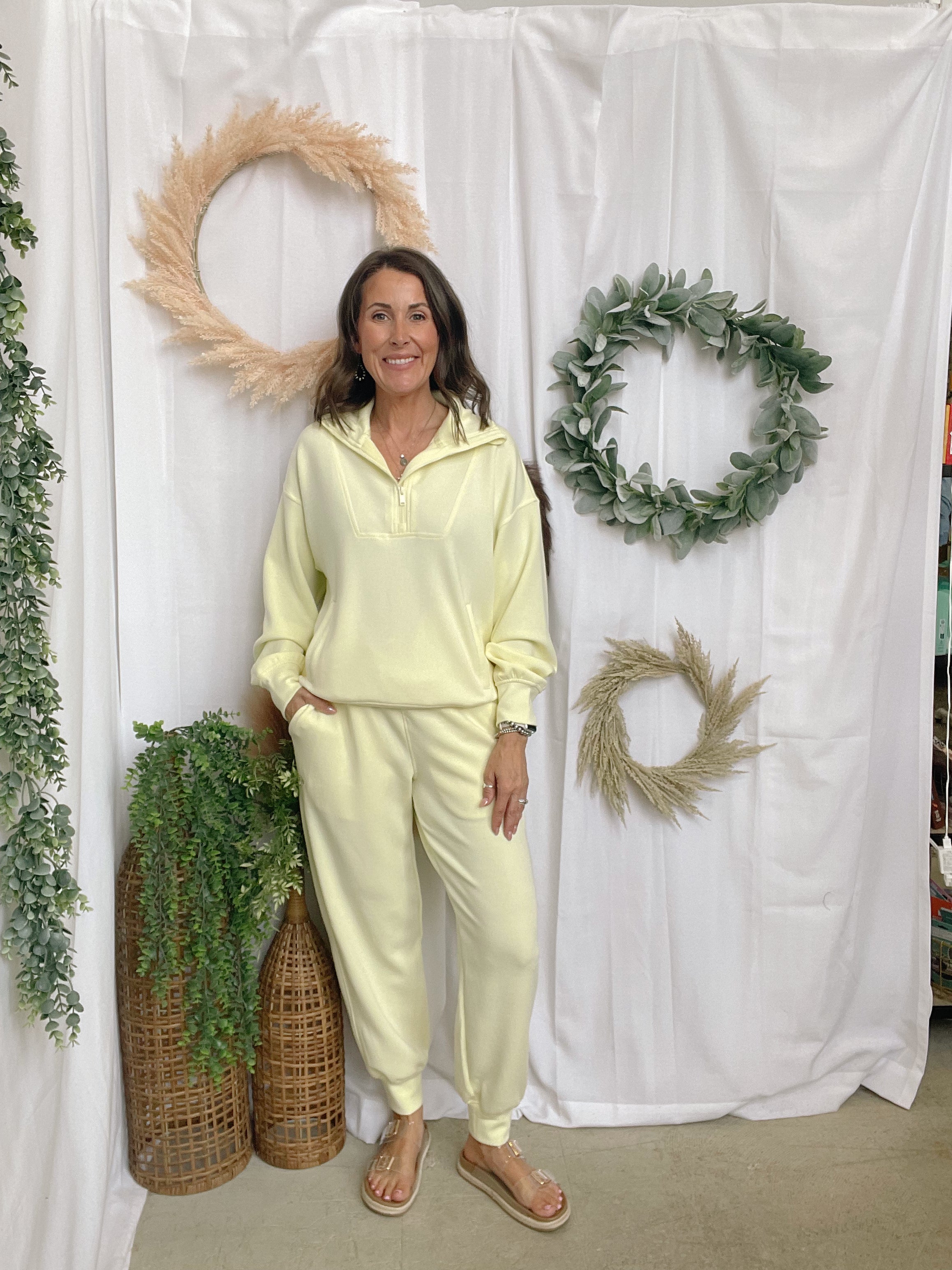 Rae Terry Butter Jogger Pants-Lemonilla-Pants-rae mode-The Silo Boutique, Women's Fashion Boutique Located in Warren and Grand Forks North Dakota