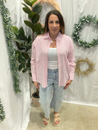 Essential Stripe Long Sleeve Top-Light Pink-Long Sleeve Tops-hyfve-The Silo Boutique, Women's Fashion Boutique Located in Warren and Grand Forks North Dakota