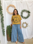 Blakeley Echo Boho Pants-Jeans-blakeley-The Silo Boutique, Women's Fashion Boutique Located in Warren and Grand Forks North Dakota