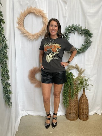 Rock and Roll Rose Tee-Graphic Tees-sweet claire-The Silo Boutique, Women's Fashion Boutique Located in Warren and Grand Forks North Dakota