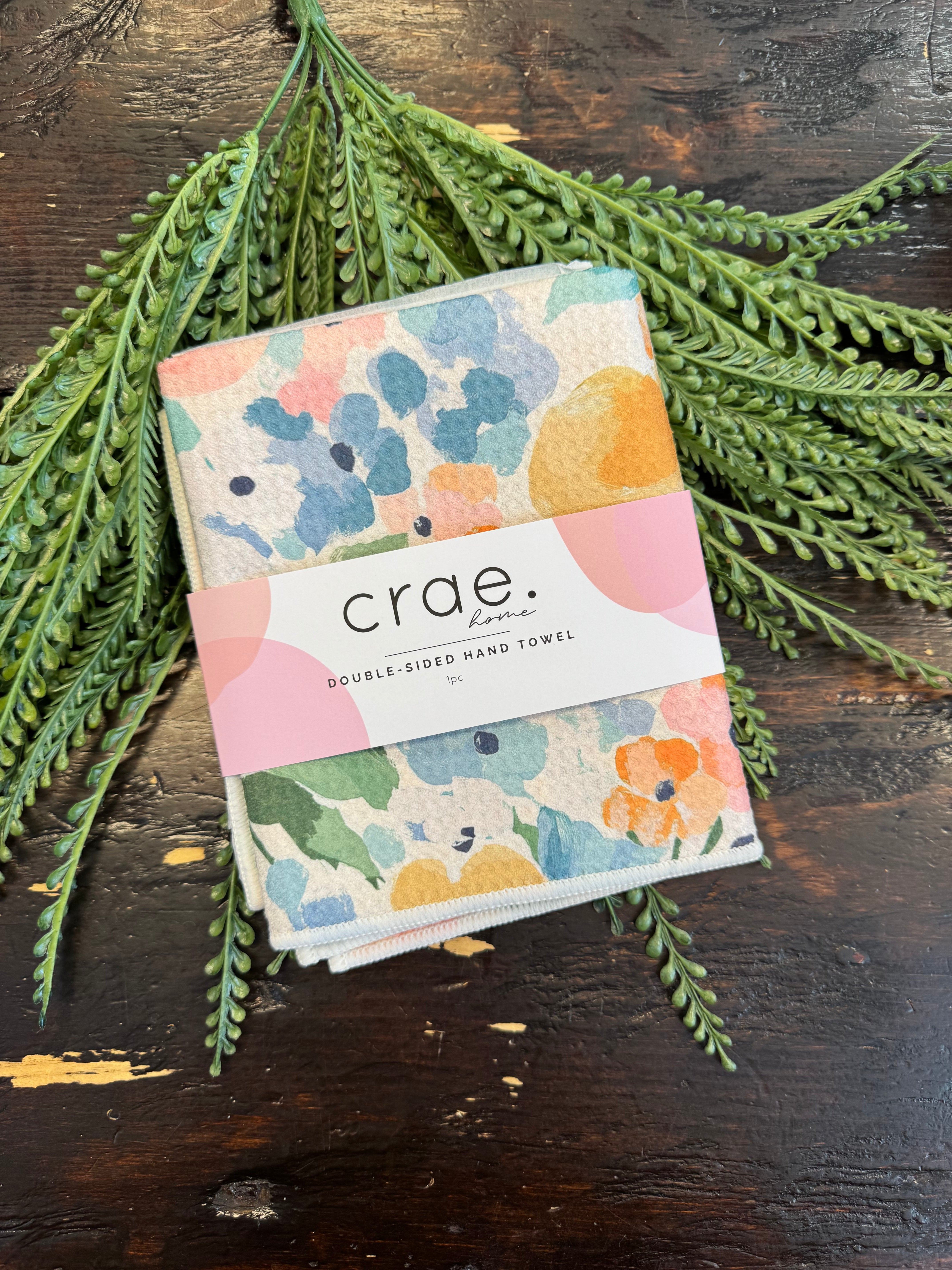 Crae Fresh Cut Florals Hand Towel-Tea Towels-crae-The Silo Boutique, Women's Fashion Boutique Located in Warren and Grand Forks North Dakota