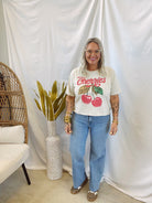 Cherries Graphic Tee-Final Sale-Graphic Tees-zutter-The Silo Boutique, Women's Fashion Boutique Located in Warren and Grand Forks North Dakota